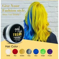 Sáp Nhuộm Tóc Tạm Thời PURC Màu Vàng 100ml