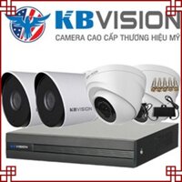 [SẬP SÀN] [Giá cực sốc]Trọn bộ 4 camera giám sát KBVISION Full HD 1080p kèm phụ kiện