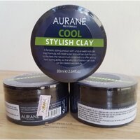 Sáp tạo kiểu tóc nam cứng mờ Aurane Cool Stylish Clay 80ml