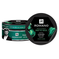 Sáp Tạo Kiểu Tóc ROMANO Matte Wax 8 Hours Style Lock Giữ Nếp Siêu Cứng                                       68g