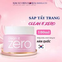 Sáp Tẩy Trang Banila Co Mọi Loại Da Clean It Zero Original Cleansing Balm 180ml KimSoHien Korea A18