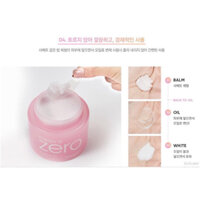 Sáp tẩy trang Zero Clean it không mùi, dưỡng ẩm làm sạch cả lớp makeup, mắt, môi.