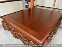 Sập thập điểu quần mai 1m8x2m2 gỗ gụ Nam Phi cổ liền (Bác Hùng, Vĩnh Phúc)