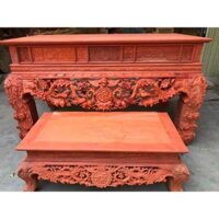 Sập thờ gỗ gụ Sập thờ gỗ đồ thờ không thể thiếu trong ngôi nhà của bạn Mẫu mã hoa văn họa tiết trên bàn thờ án gian