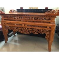 sập thờ gỗ mít 197cm chân 20cm