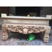 sập thờ gỗ mít 197cm giá xưởng chân 22cm  giá xưởng kích thước : 197x117x97cm