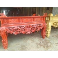 sập thờ gỗ mít 197cm giá xưởng chân 22cm  giá xưởng kích thước : 197x117x97cm