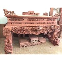 sập thờ gỗ mít giá xưởng sản xuất chân 16cm giá xưởng sản xuất kích thước: 197x117x97cm