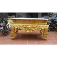 sập thờ gỗ mít ta 3 tầng giá xưởng sản xuất bàn giá xưởng hàng đẹp giá xưởng kích thước 197x117x97cm chân 16cm