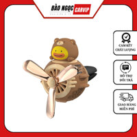 Sáp thơm nước hoa ô tô hình gấu kẹp cửa gió điều hòa quạt trang trí nội thất xe hương thơm cao cấp khử mùi hiệu quả