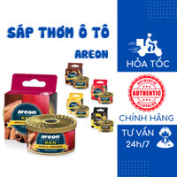 Sáp thơm ô tô Areon Ken hương tự nhiên mùi cà phê, táo quế, vanilla, dâu, chanh hộp thơm phòng đuổi muỗi Nhật Bản Mart