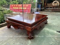 sập trơn 1m6 x 2m gỗ gụ mật cổ liền giá rẻ