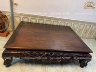 Sập trúc 1m6 x 2m cổ rời giá rẻ gỗ gụ mật