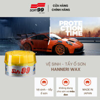 Sáp vệ sinh sơn xe, tẩy ố sơn xe ô tô, xe máy Soft99 Hanneri Wax W-19