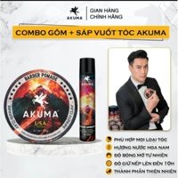 Sáp vuốt tóc AKUMA chính hãng , sáp vuốt tóc nam, giữ nếp tạo kiểu tóc liu hương thơm trên 10h, hương nước hoa nam
