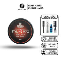 Sáp Vuốt Tóc Bazooka Grooming - Styling Wax 80g | Giữ nếp cao - Độ bóng mờ - Ẩm nhẹ nhàng