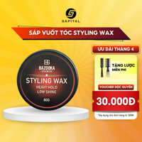 Sáp Vuốt Tóc Bazooka Grooming - Styling Wax 80g | Giữ nếp cao - Độ bóng mờ - Ẩm nhẹ nhàng