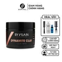 Sáp vuốt tóc By Vilain DYNAMITE CLAY 65ml | Giữ nếp vượt trội - Phù hợp tóc mỏng - Chính hãng Đan Mạch