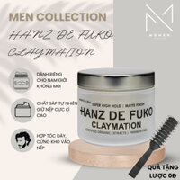 Sáp vuốt tóc dành cho nam Hanz De Fuko Claymation 56g - Hương thơm nhẹ - Giữ nếp cao
