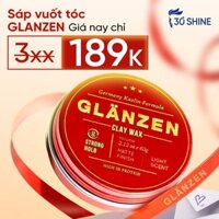 Sáp vuốt tóc giữ nếp vượt trội cho nam Glanzen Clay Wax mùi hương nước hoa nam tính 60g