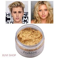Sáp Vuốt Tóc Màu Tạo Kiểu FASHION Vàng Đồng 120g Nhuộm Tạm Thời Tại Nhà  Bbest