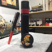 Sáp Vuốt Tóc Nam BluMaan Cavalier Heavy Clay ngựa vằn - GÔM XỊT TÓC NAM LUXURIOUS TẶNG KÈM LƯỢC TRÒN