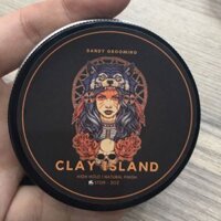 Sáp vuốt tóc nam dành cho tóc dày Dandy clay Island 56gr