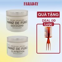 Sáp Vuốt Tóc nam Hanz de Fuko Claymation - Quick Sand 56g S16-17