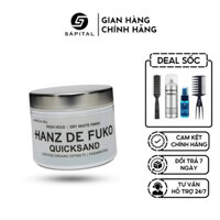 Sáp Vuốt Tóc Nam Hanz De Fuko Quicksand-Chính hãng Mỹ-Kiểm soát dầu thừa-Giữ nếp linh hoạt tự nhiên
