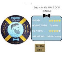 Sáp vuốt tóc nam male god gingle , giúp giữ nếp tóc trong thời gian dài, không bết rích , mùi hương nam tính
