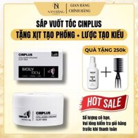 Sáp vuốt tóc nam SICILY CINPLUS Collagen CLAY WAX 100g giữ nếp cao dễ dàng tạo kiểu phù hợp với mọi loại tóc
