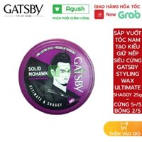 Sáp vuốt tóc nam tạo kiểu giữ nếp tóc siêu cứng Gatsby Styling Wax Ultimate Shaggy 25g chính hãng thơm bóng giá rẻ tốt