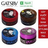 Sáp vuốt tóc nam tạo kiểu chính hãng nhật bản Gatsby Styling Wax lọ 75g mùi thơm giữ nếp lâu gốc nước không bết giá rẻ