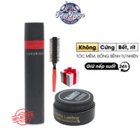 Sáp vuốt tóc nam Variety Mattle Lasting & Gôm xịt tóc + Tặng lược - Keo & wax vuốt tóc chính hãng