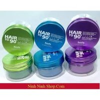 Sáp vuốt tóc nữ Hairto90 Kanfa dành cho phái nữ phù hợp sau khi uốn, tóc con/ sap vuot toc/ wax vuốt tóc