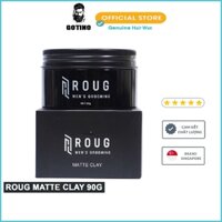 Sáp Vuốt Tóc Roug Matt ,Roug Matte Clay 90gr Cao Cấp  Chính Hãng Singapore - Sáp Tóc Nam Roug Hương Nước Hoa Giữ Nếp 24h