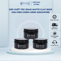 Sáp Vuốt Tóc Roug Matte Clay 90gr Màu Đen Chính Hãng Singapore Giúp Tạo Kiểu Dễ Dàng