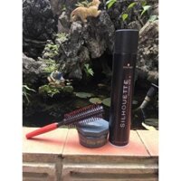 Sáp vuốt tóc Subtil Clay Wax Pháp + lược tròn + Gôm SILHOUETTE 320ml