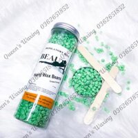 Sáp wax lông cao cấp nhập khẩu siêu bám lông dạng hũ 400G phân loại màu  tặng que gỗ - 400G TRÀ XANH