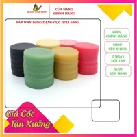 Sáp wax lông dạng cục mùi nha đam và mật ong Doli 500g