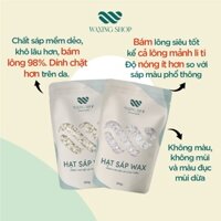 Sáp Wax Lông Nóng Trắng Cao Cấp  Waxingshop - Hard wax beans Việt Nam Soft Bean Mùi Dừa Bám Lông 99%