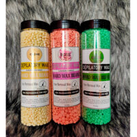 Sáp wax lông viên dạng chai 400gram Hard Wax Beans