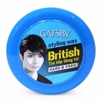 Sáp Wax Tóc Gatsby British Hard Free 75g