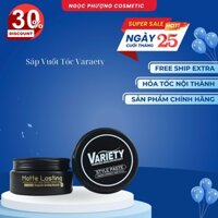 Sáp, Wax vuốt tóc Variety Matte Lasting 100gr tạo kiểu giữ nếp cho tóc. HÀNG CHÍNH HÃNG .