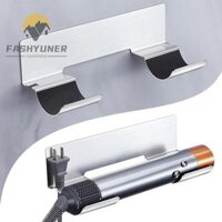 Sắp xếp máy sấy tóc FASHYUNER, Giá đỡ máy duỗi tóc tiết kiệm không gian bằng kim loại, Giá để đồ Giá đỡ máy uốn tóc treo tường cho gia đình