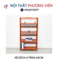 SẮP XẾP THÔNG MINH CÙNG KỆ SÁCH 4 TẦNG 60CM