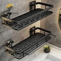 Sắp xếp vòi hoa sen FASHYUNER, Kệ lưu trữ phòng tắm bằng nhôm treo tường, Nhà có móc cố định Thanh khăn tắm Kệ tắm Nhà bếp