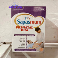 SAPASMUM PRENATAL DHA LỌ 30 VIÊN VITAMIN TỔNG HỢP CHO MẸ BẦU