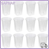 Sapnap 12 Nồi Lan, Chậu Cây Nhựa 3,9 Trong 4,7 Có Lỗ, Chậu Vườn Thoáng Khí Tròn Có Thể Tái Sử Dụng Phụ Kiện Repotting Trong Nhà