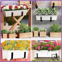 Sapnap Có Thể Điều Chỉnh Giá Đỡ Chậu Hoa, Phụ Kiện Hộp Đựng Cây Kim Loại Cửa Sổ Hộp Đựng Thực Vật, Chậu Cây Trong Nhà Móc Treo Cây Chậu Hoa Giá Đỡ Chậu Hoa